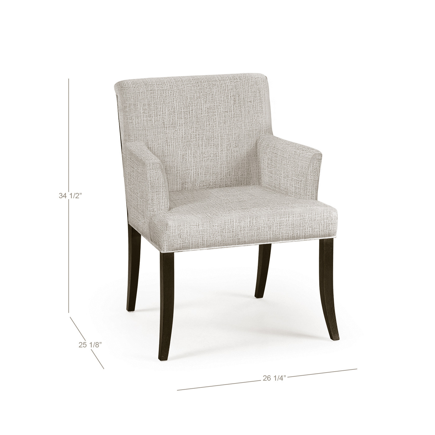 Geometric Dining Arm Chair