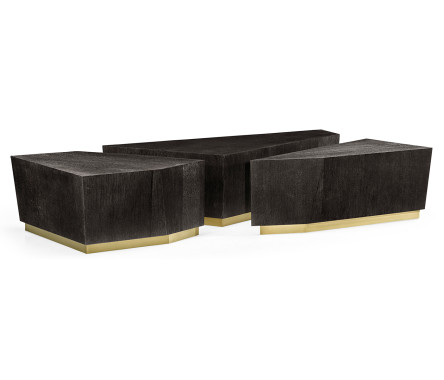 Geometric Bunching Cocktail Tables (Set of Three)