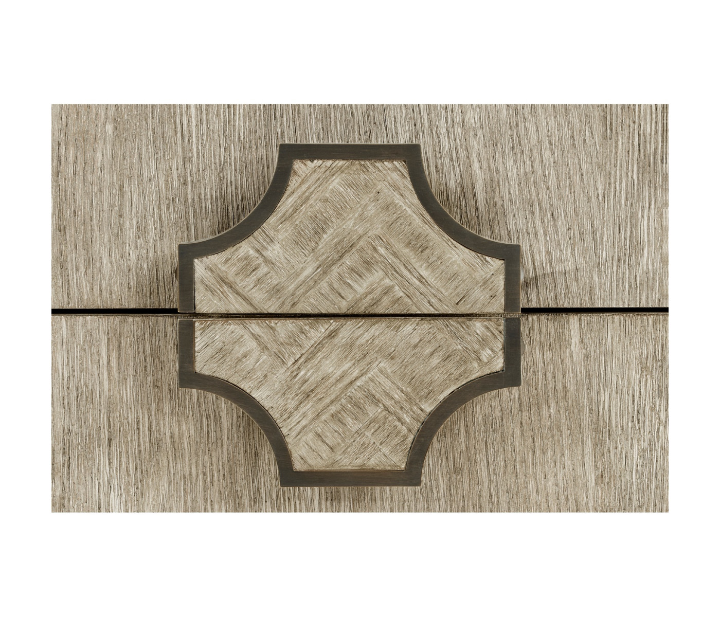 Grey Oak Buffet with Eleven Drawers