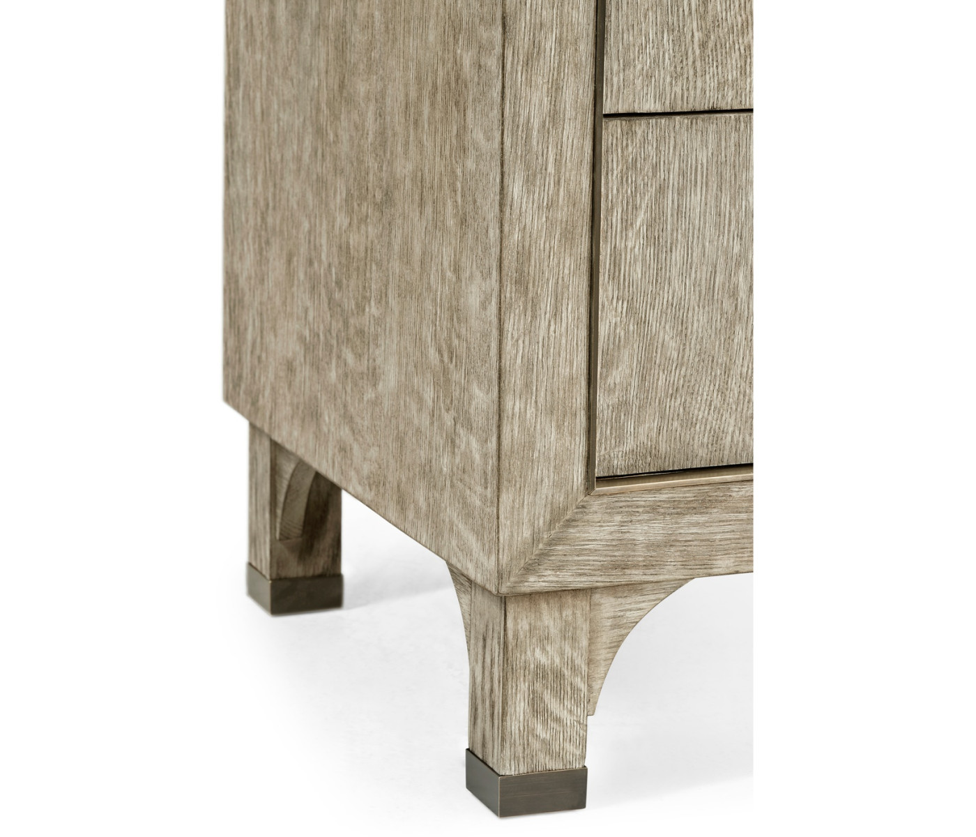 Grey Oak Buffet with Eleven Drawers