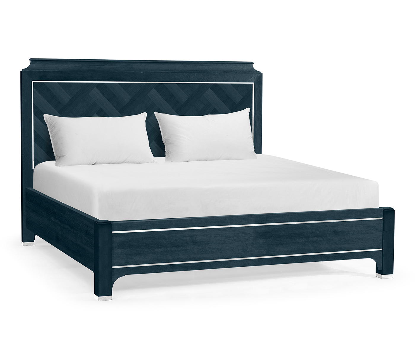 Antique Blue Oak Cali King Bed