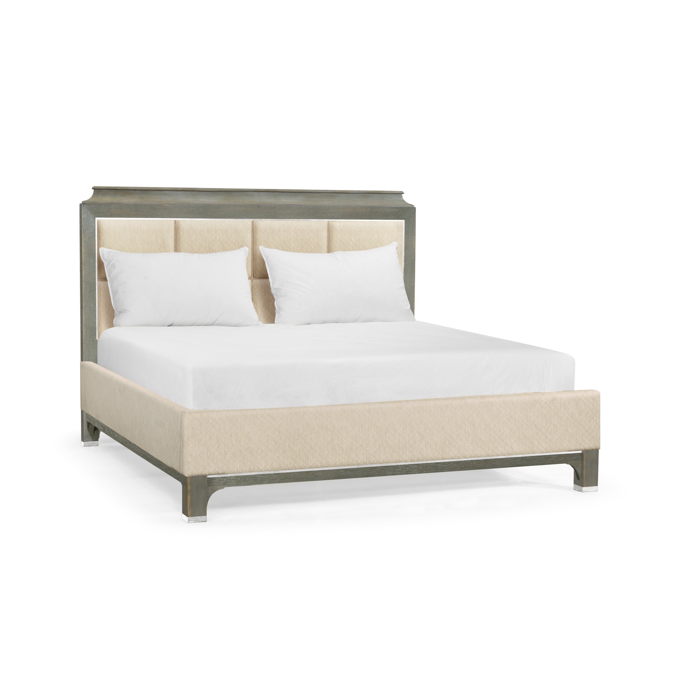Pewter Oak Cali King Bed
