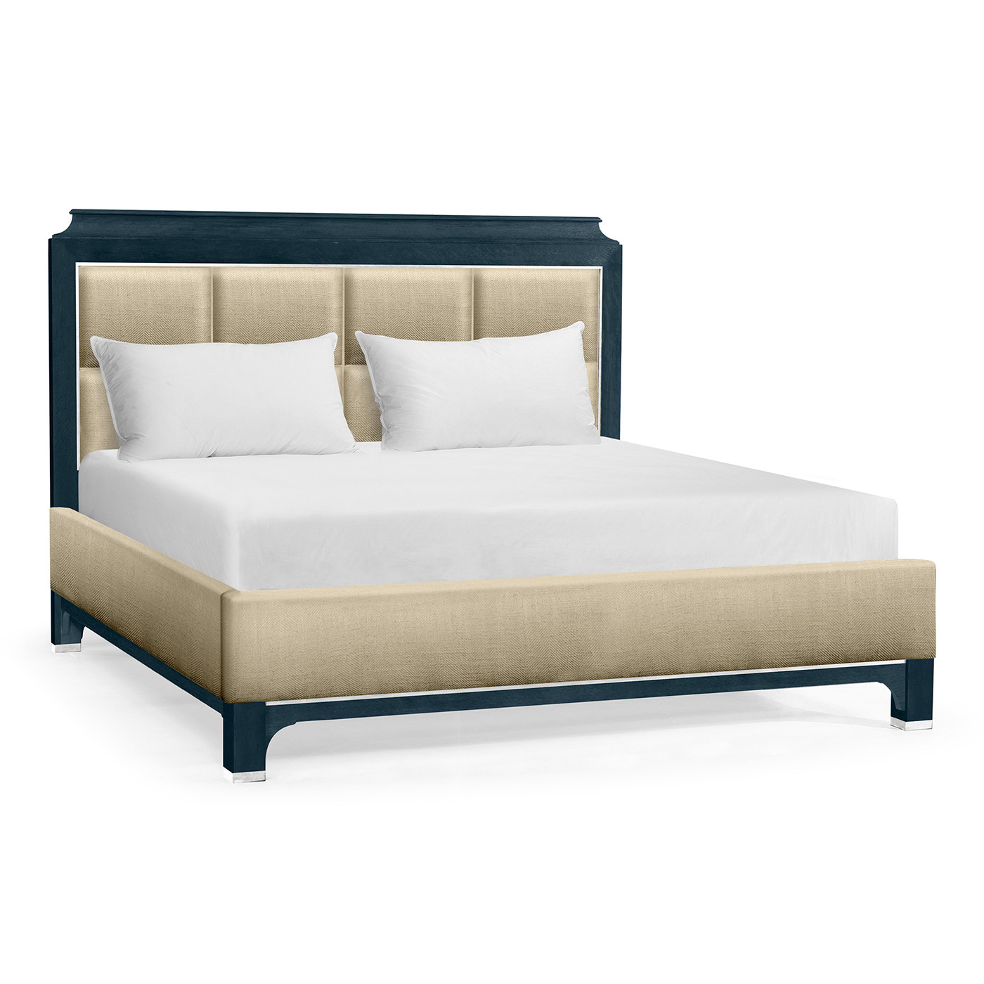 Antique Blue Oak UK King Bed