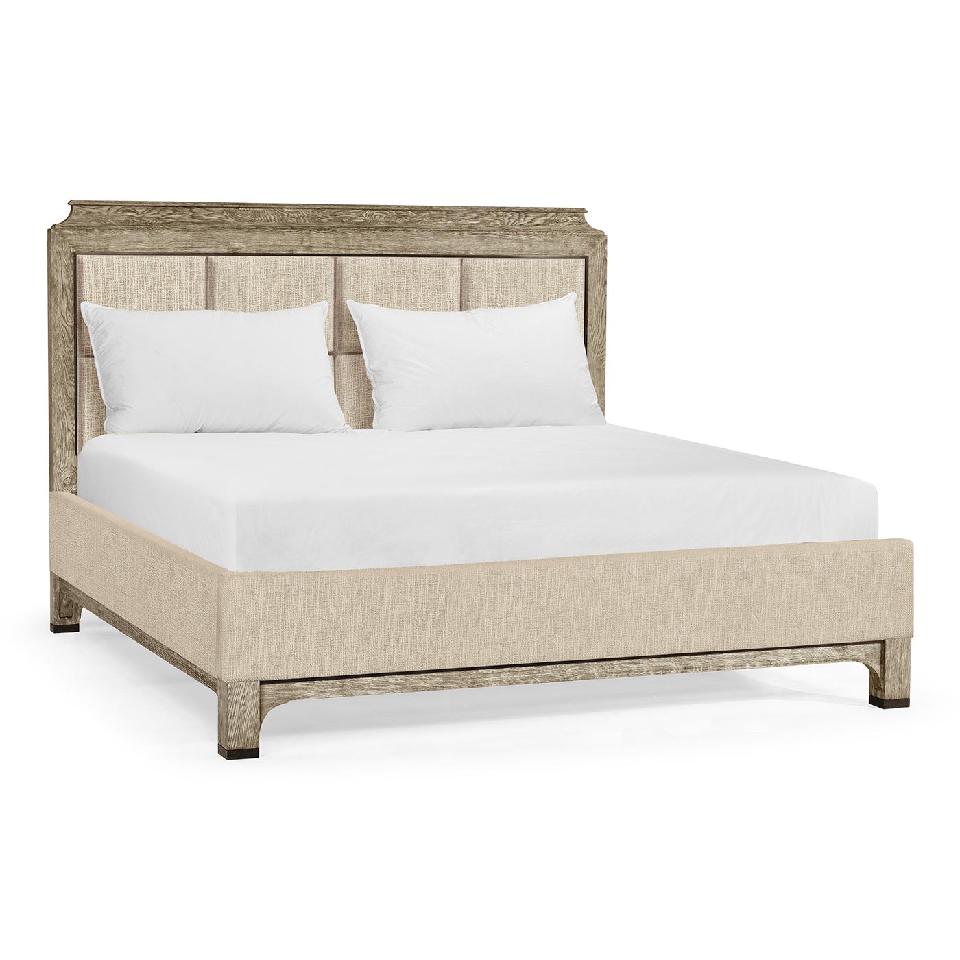 Grey Oak UK King Bed