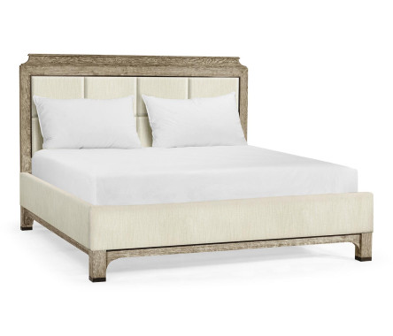 Grey Oak US King Bed