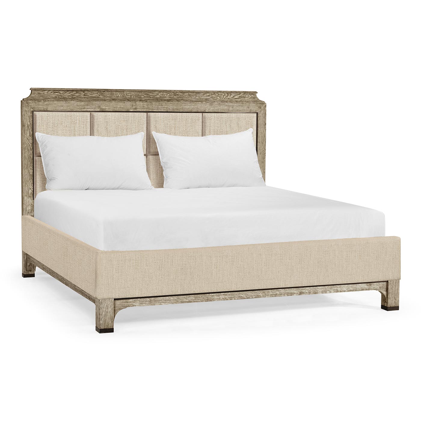 Grey Oak US King Bed