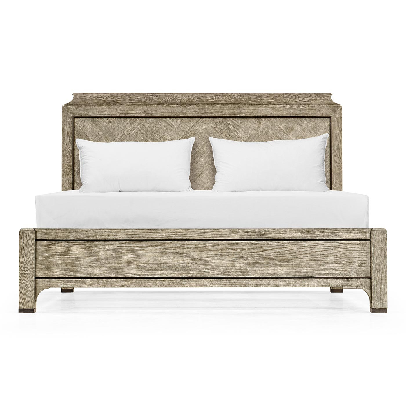 Grey Oak US King Bed