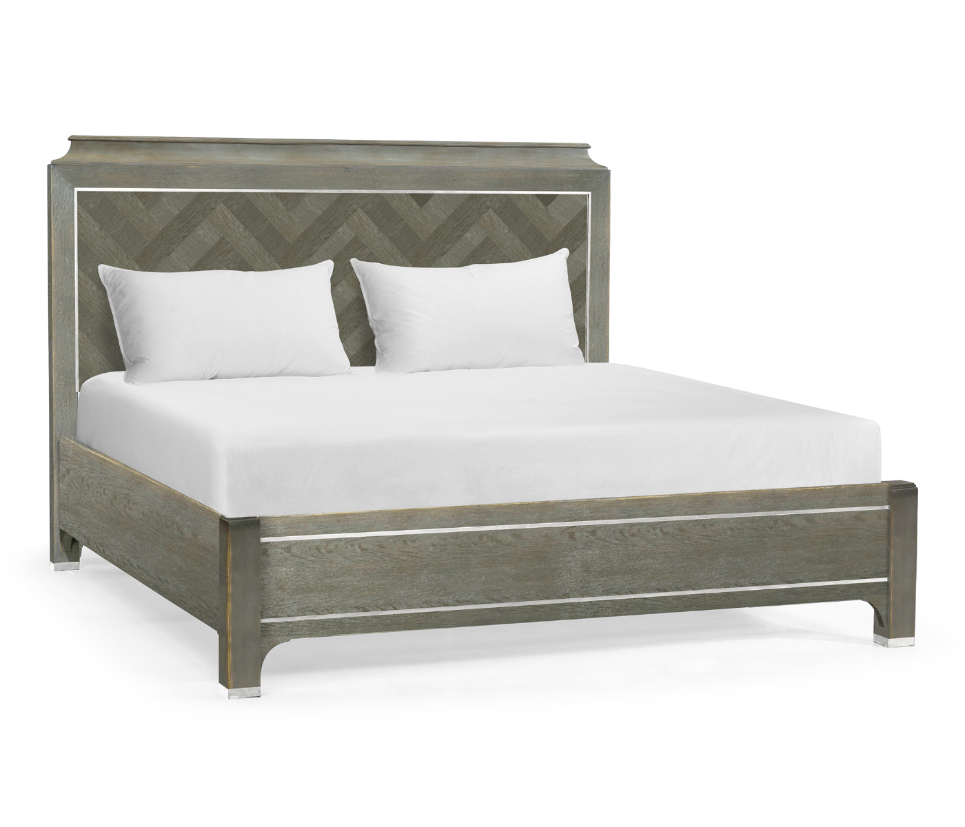 Pewter Oak US King Bed