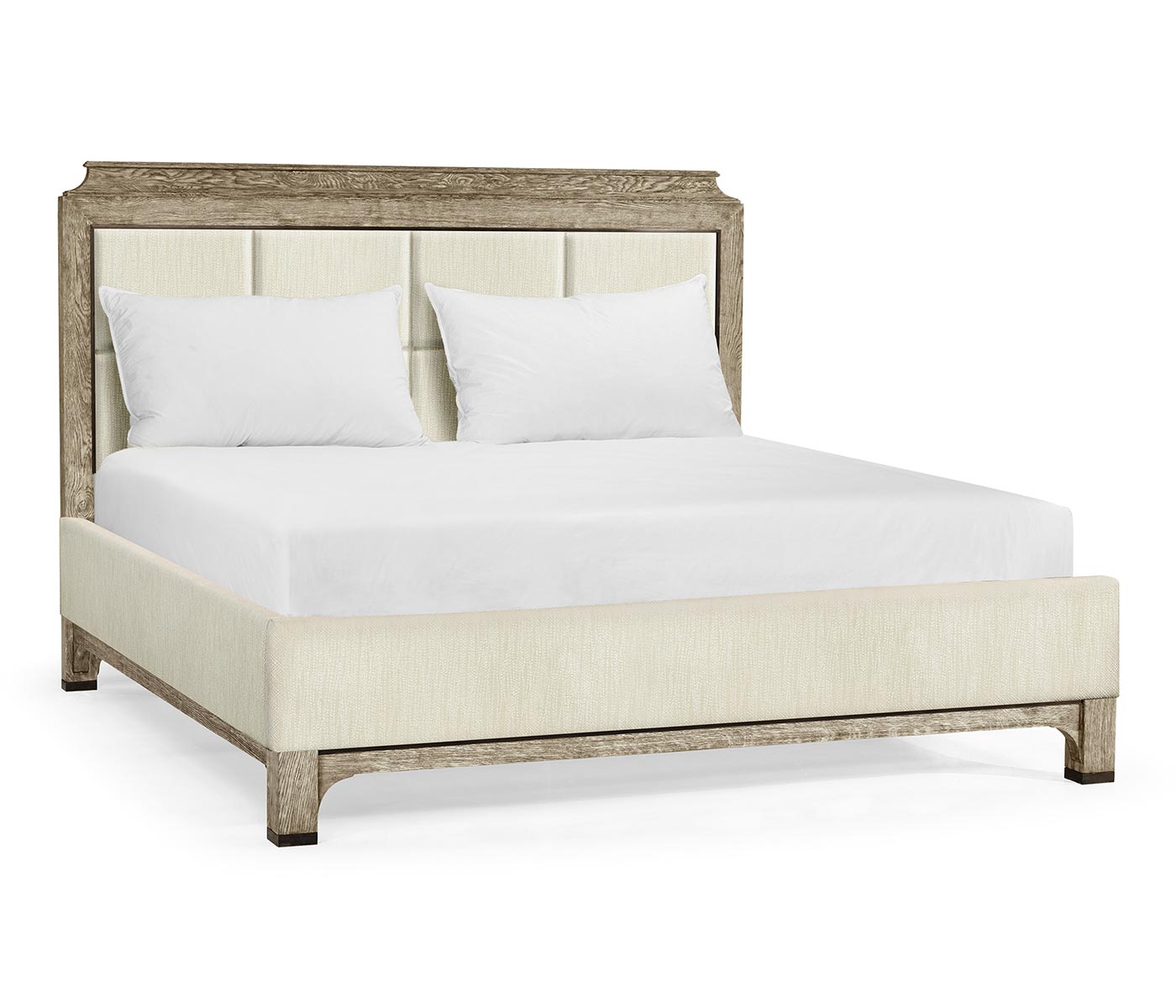 Grey Oak US Queen Bed