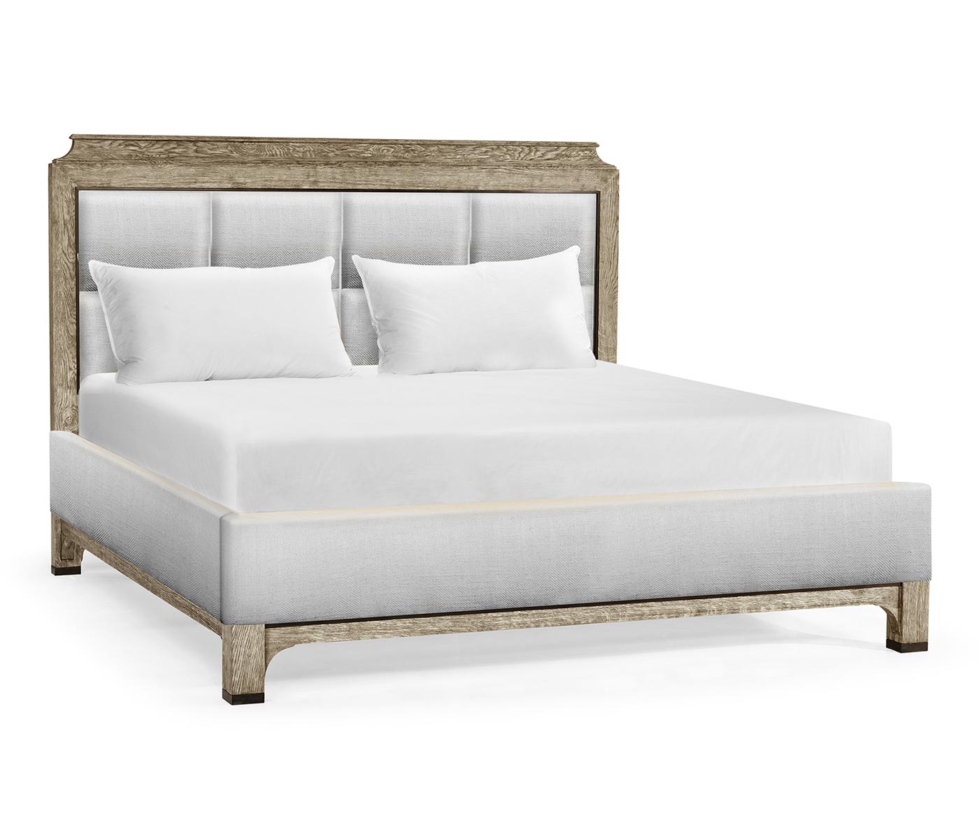 Grey Oak US Queen Bed
