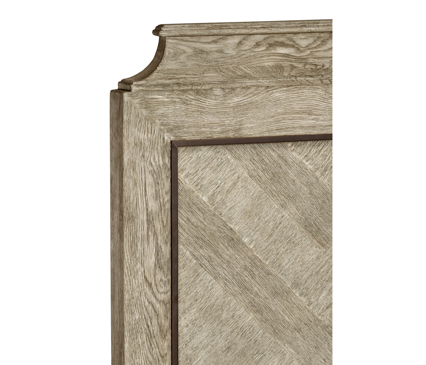 Grey Oak US Queen Bed