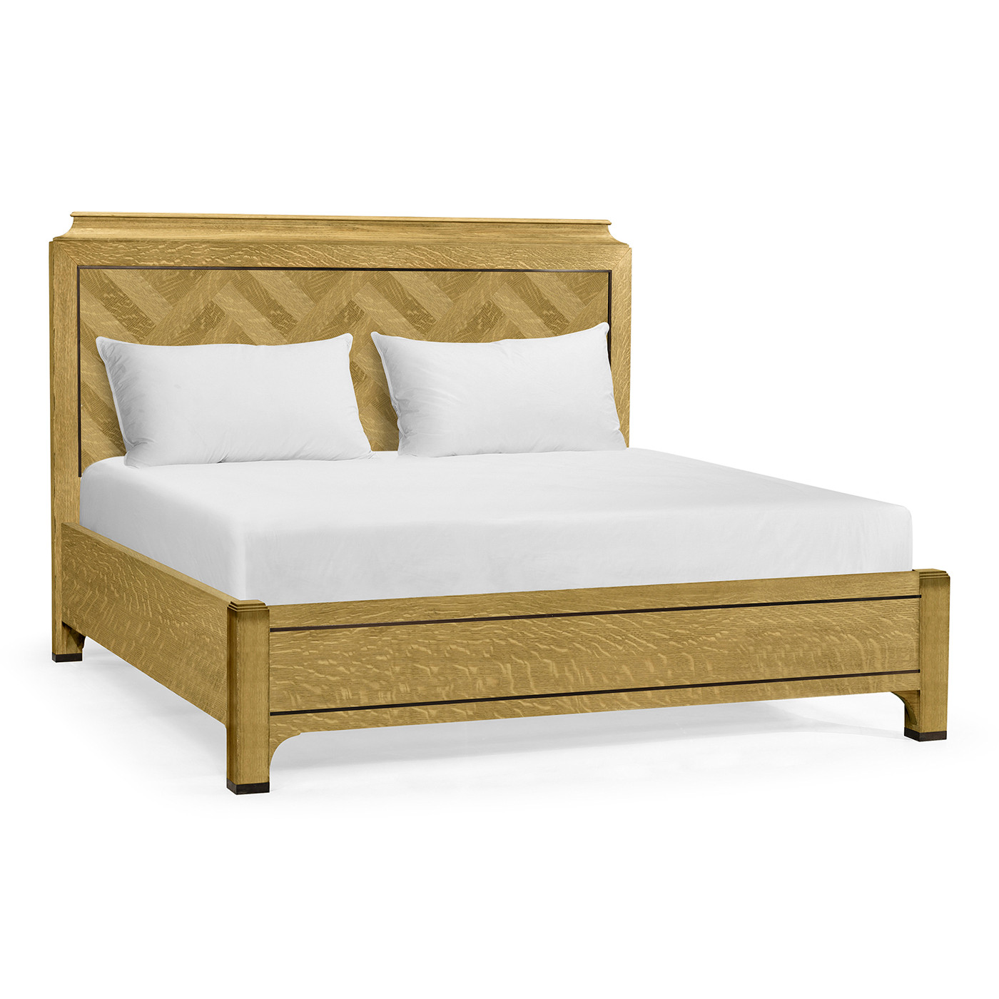 Natural Oak US Queen Bed