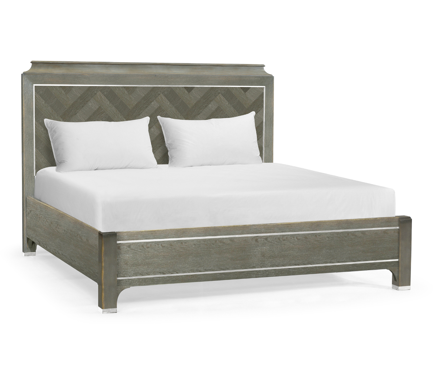 Pewter Oak US Queen Bed