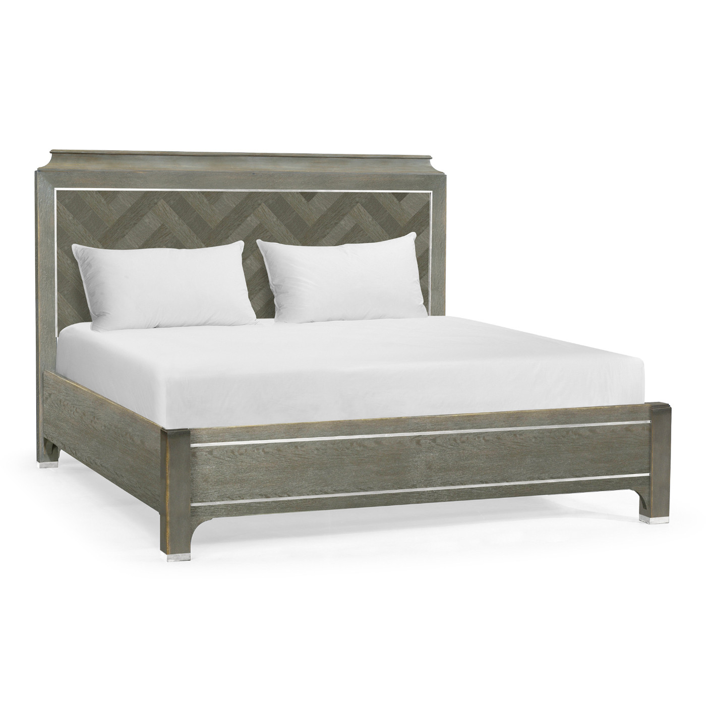 Pewter Oak US Queen Bed