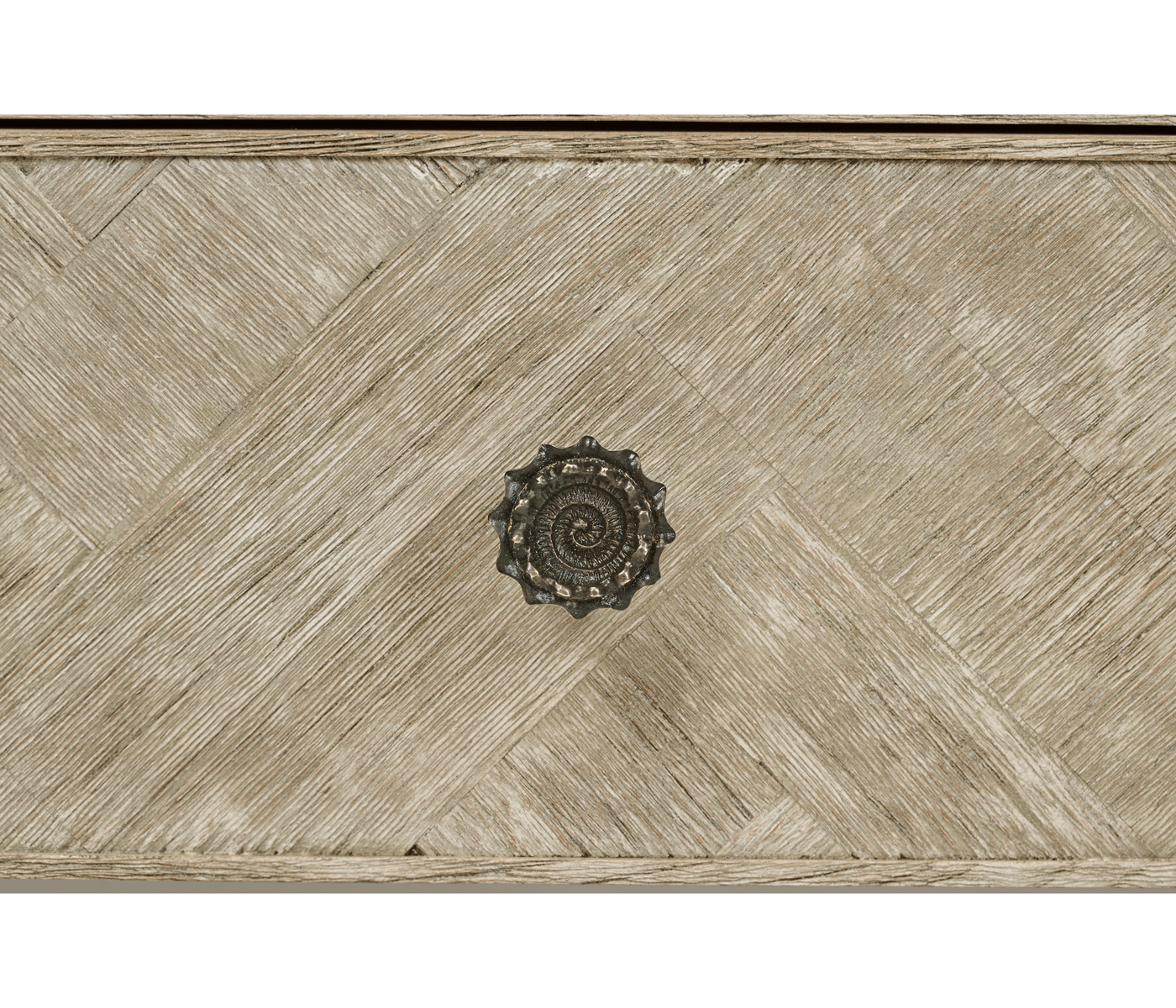 Rectangular Grey Oak Bedside Table