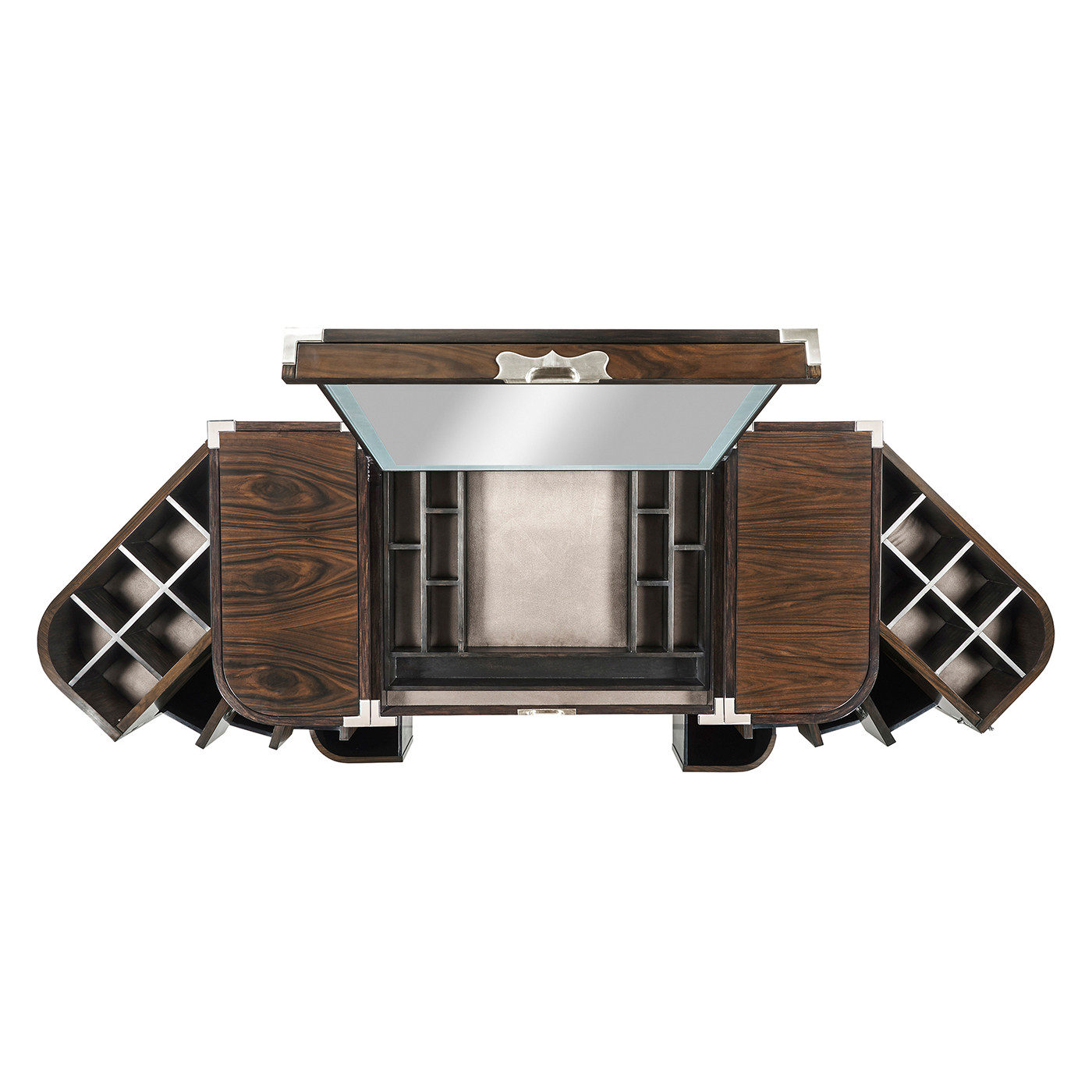 Campaign Style Dark Santos Rosewood Dressing Table