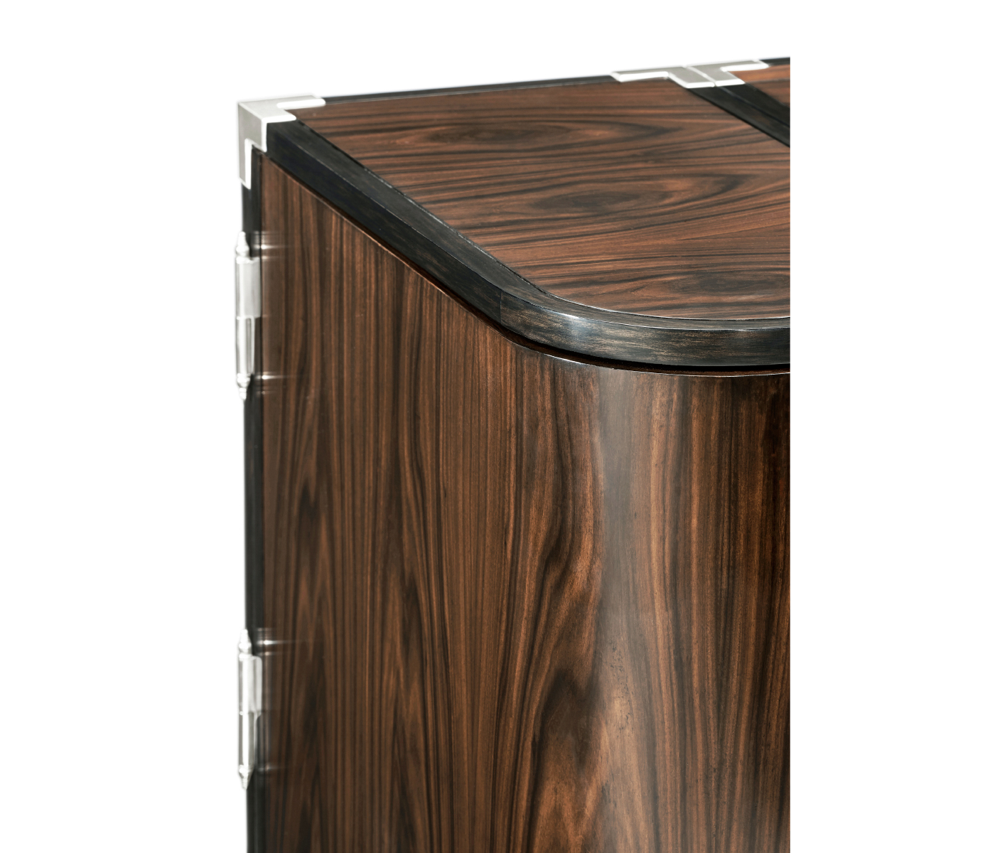 Campaign Style Dark Santos Rosewood Dressing Table