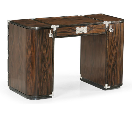 Campaign Style Dark Santos Rosewood Dressing Table