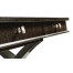 Black Eucalyptus & Silver Espresso Desk with Wood Stretcher