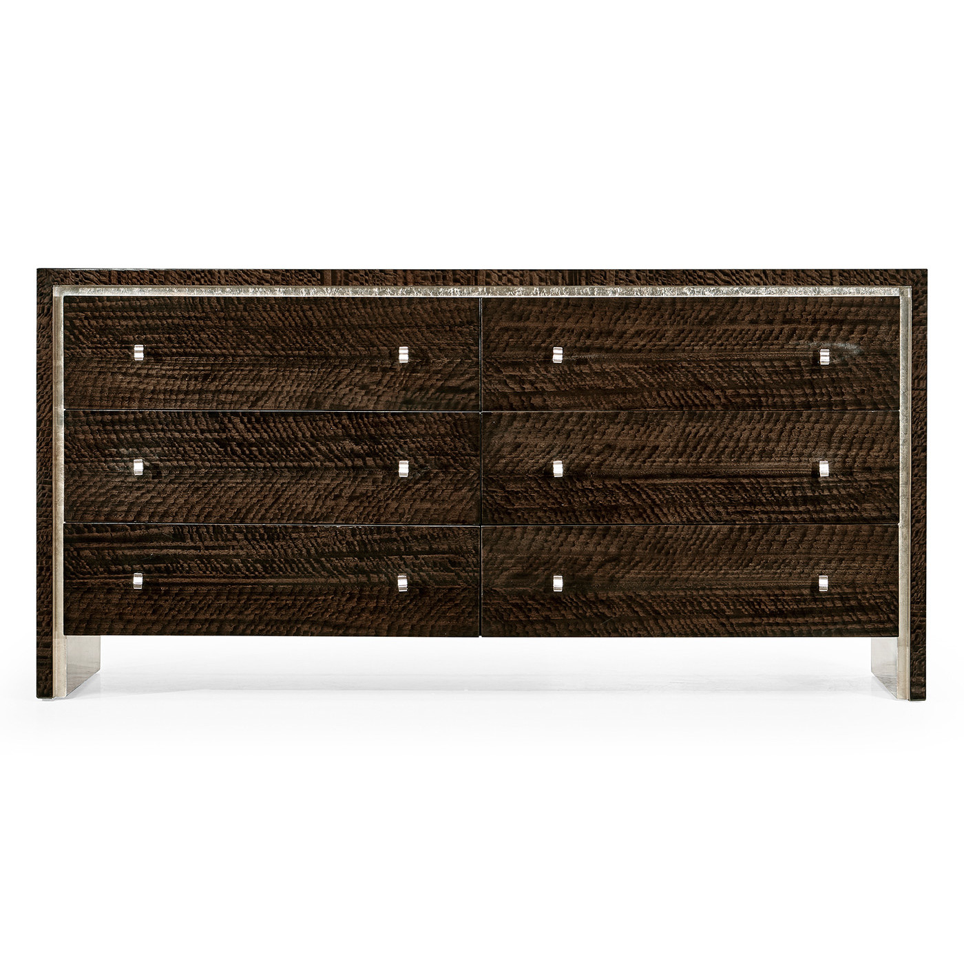 Black Eucalyptus Dresser with Six Drawers