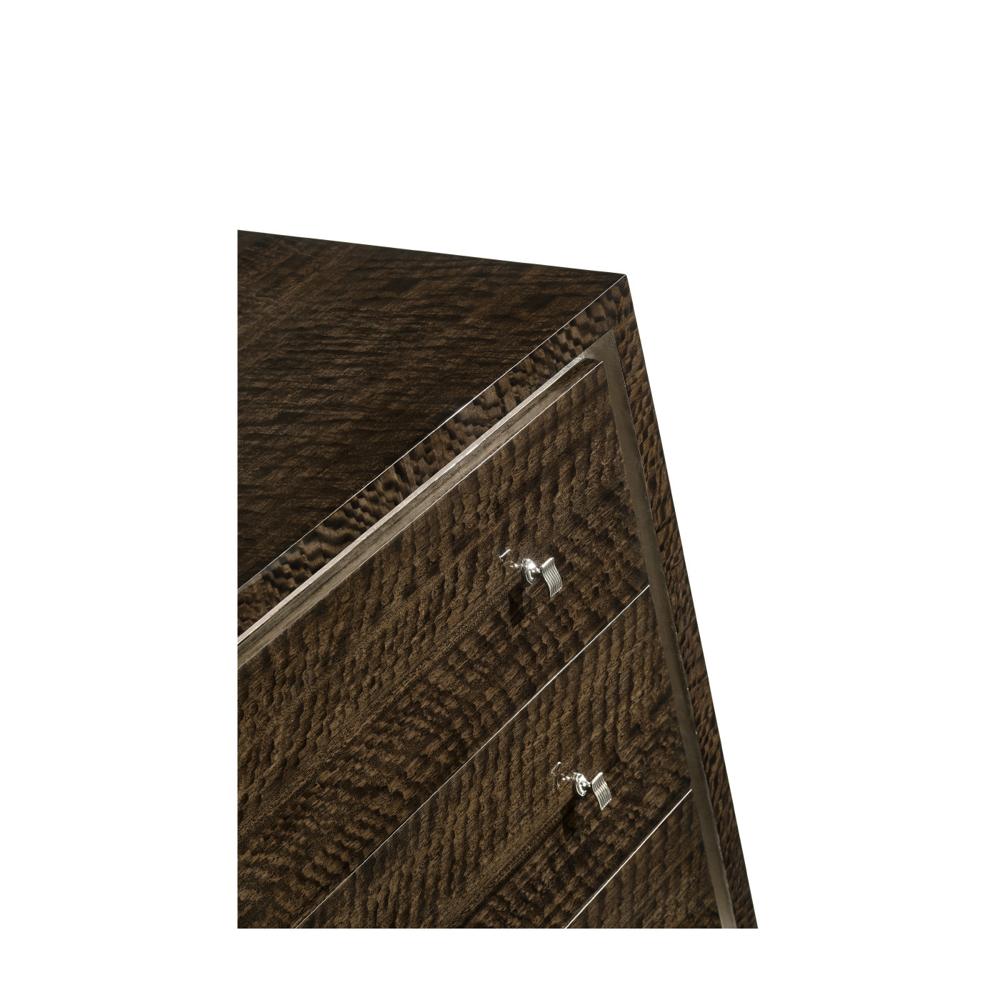 Black Eucalyptus Dresser with Six Drawers