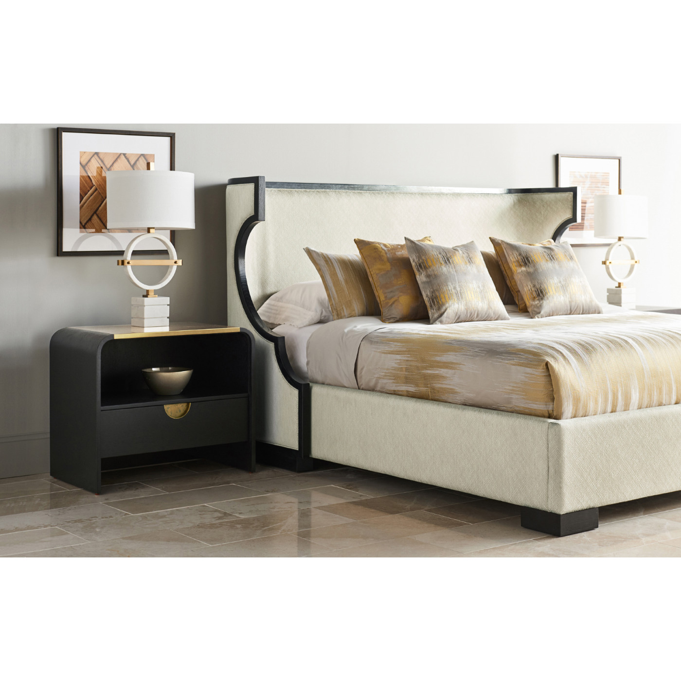 Fusion Rounded Oak UK King Bed