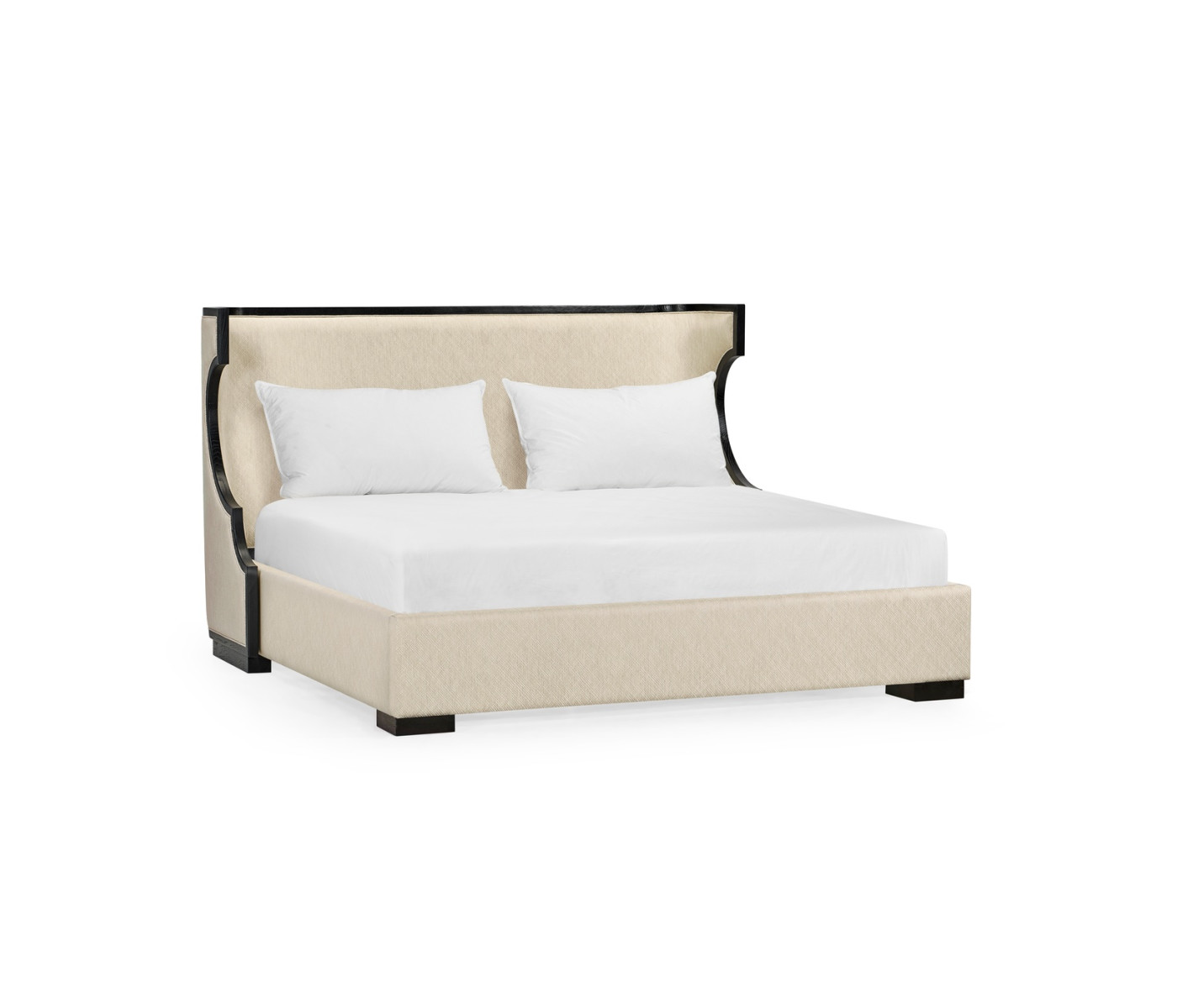 Fusion Rounded Oak US King Bed