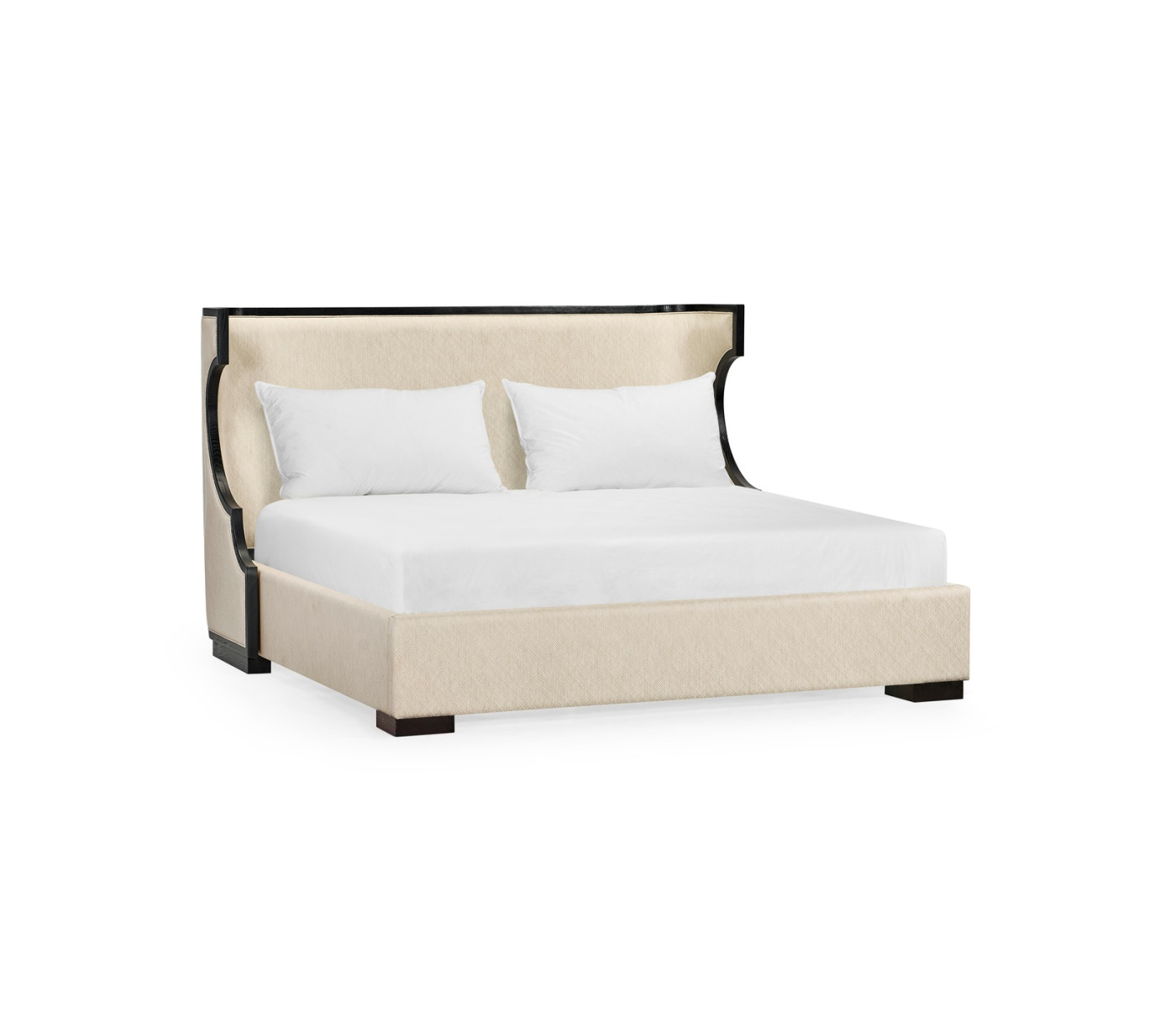 Fusion Rounded Oak US Queen Bed