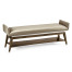 Gatsby Leather Bench