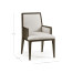 Gatsby Cut Pattern Dining Arm Chair Gatsby Cut Pattern Dining Arm Chair