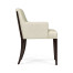 Geometric Transitional Upholstered Dining Arm Chair