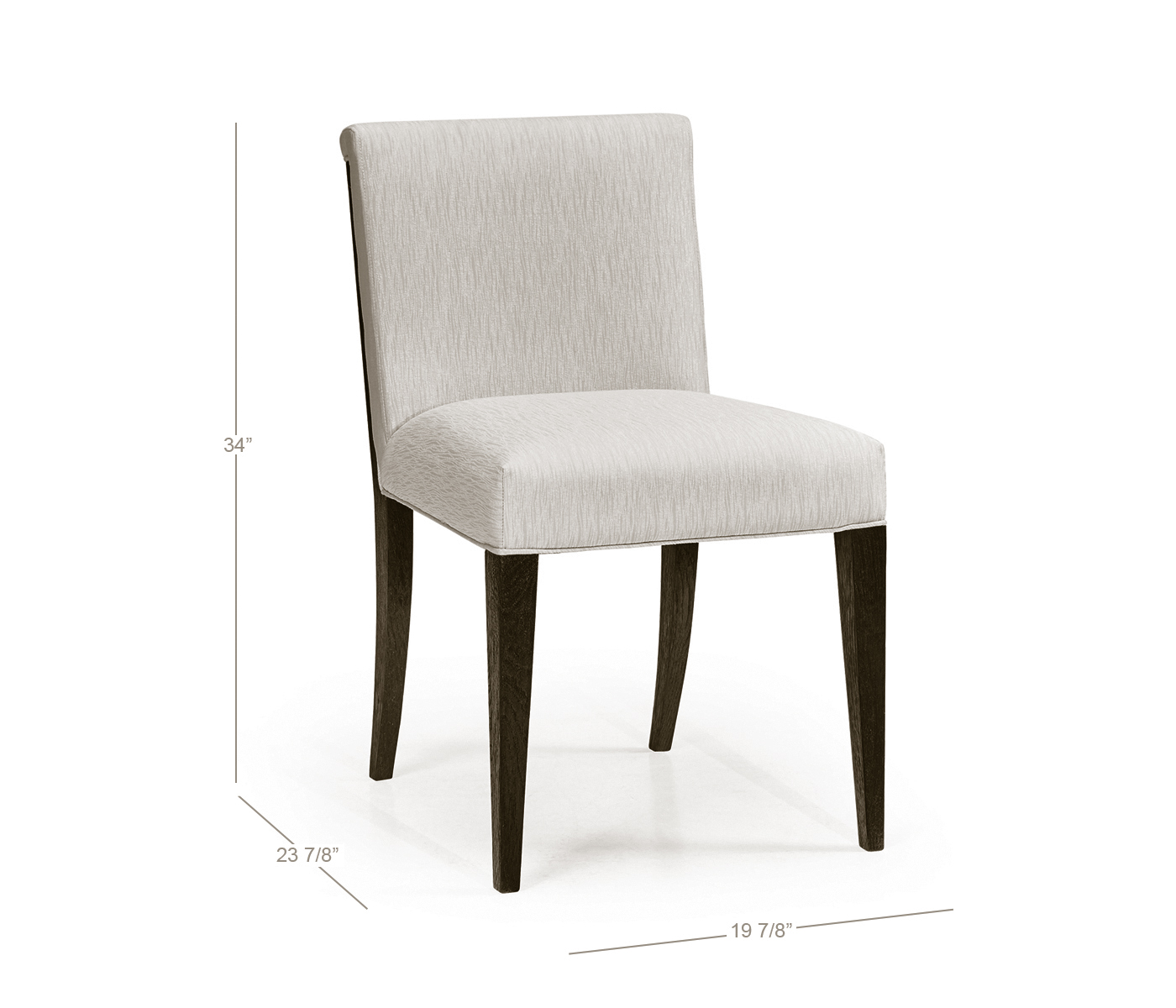 Geometric Transitional Upholstered Dining Side Chair