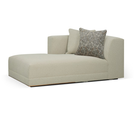 Geometric LFT Arm Chaise Lounge
