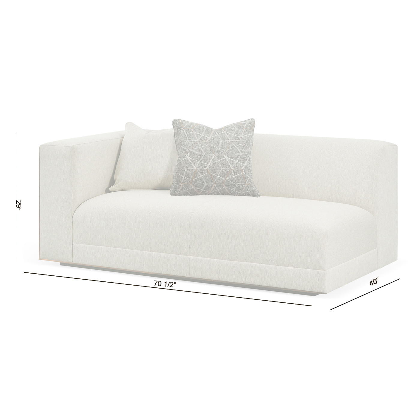 Geometric LFT Arm Sectional