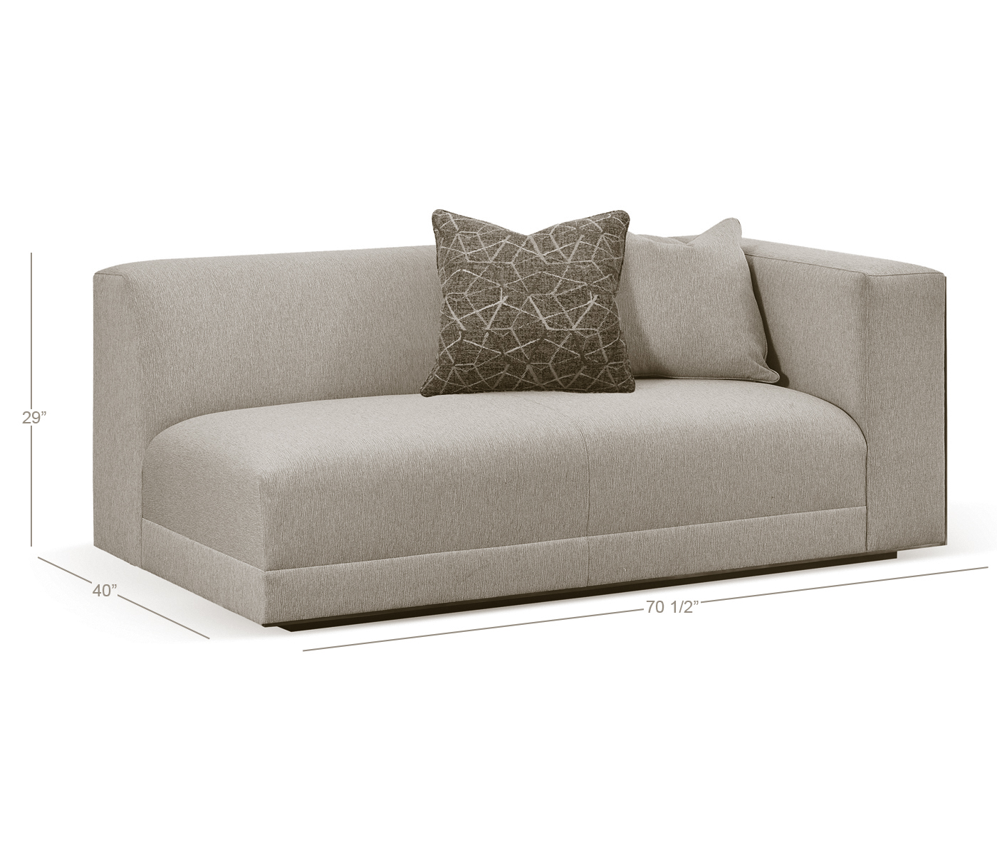 Geometric RT Arm Sectional