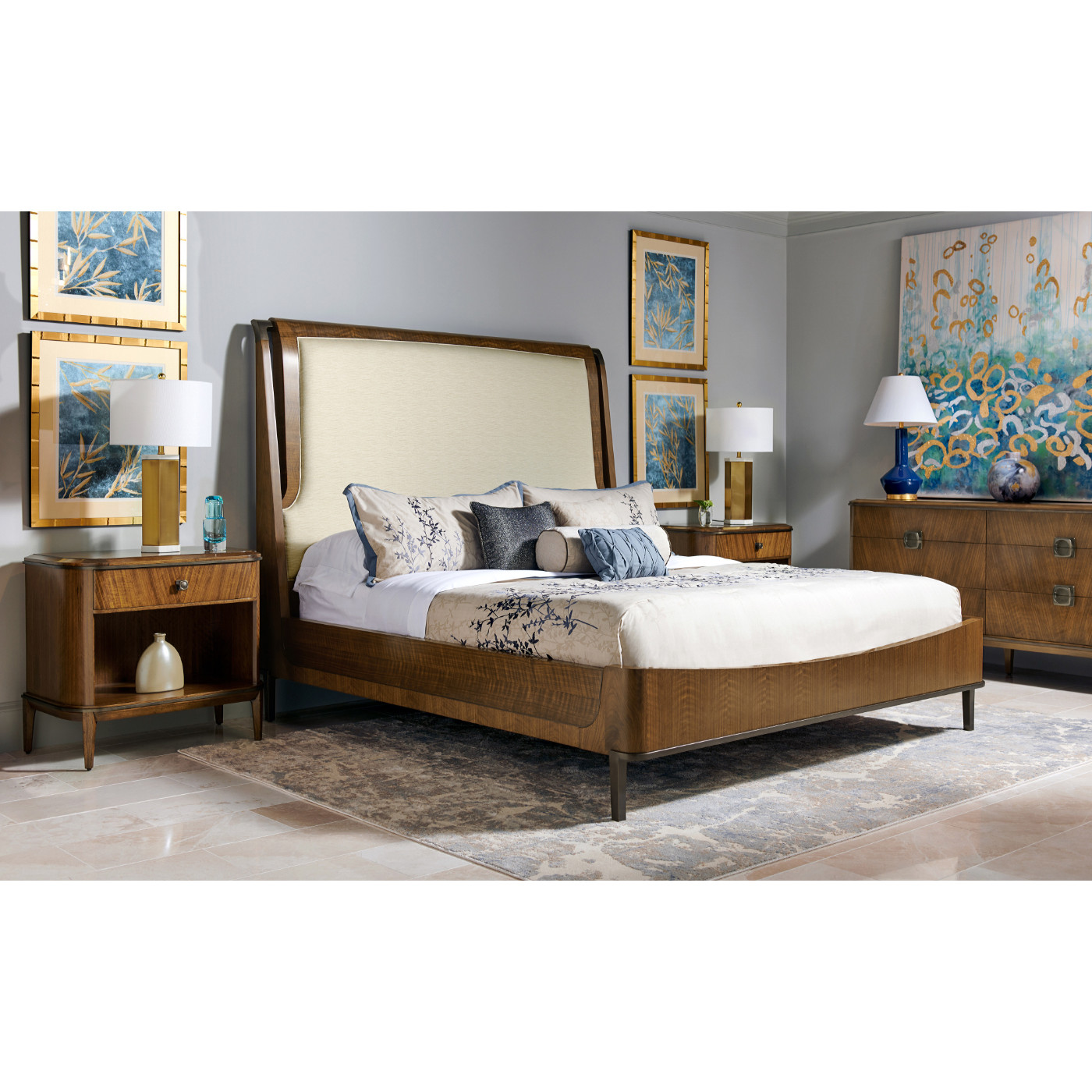 Toulouse Upholstered UK King Bed