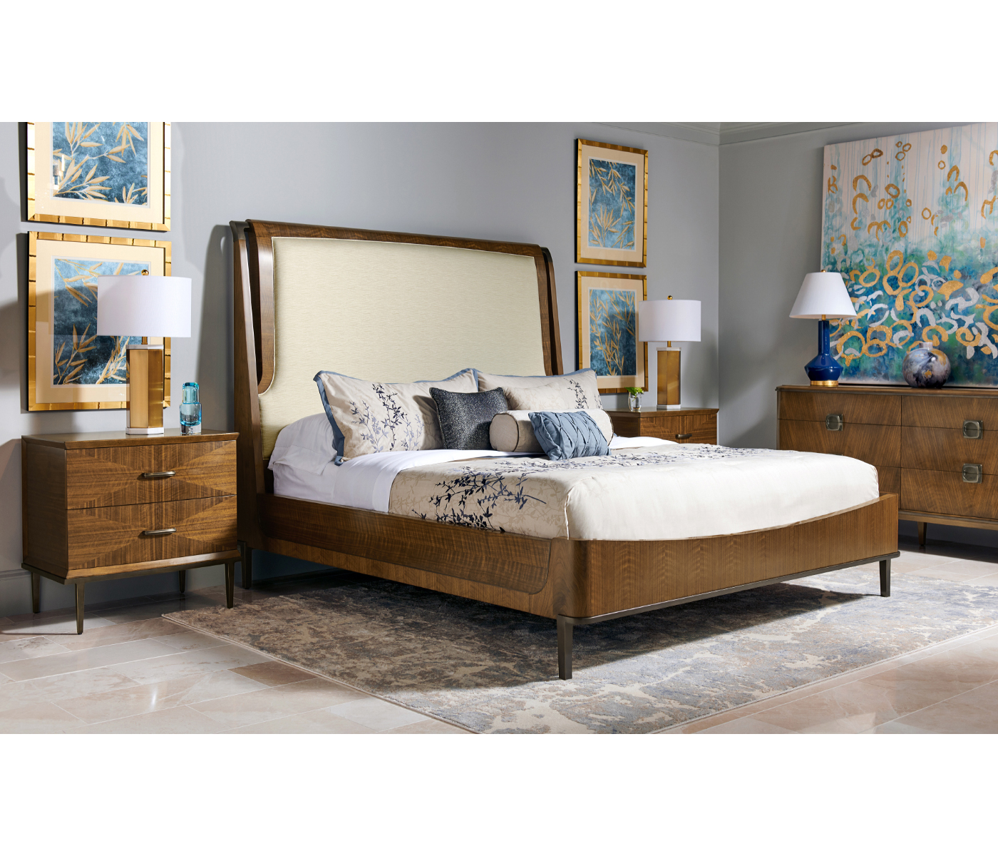 Toulouse Upholstered UK King Bed