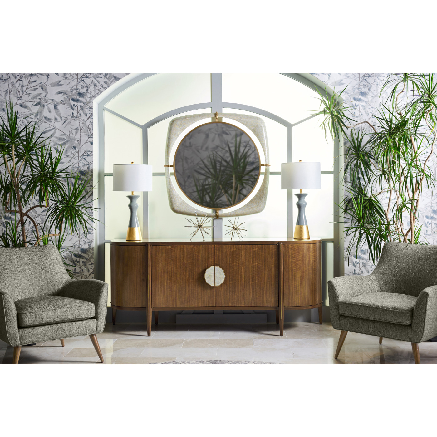 Toulouse Eggshell Mirror 42