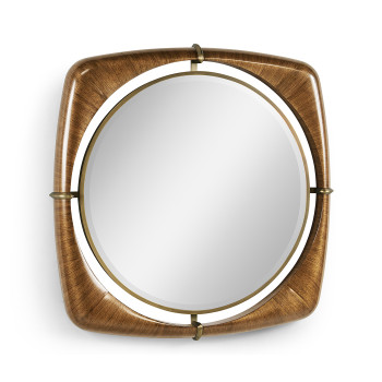 Toulouse Walnut Mirror 42