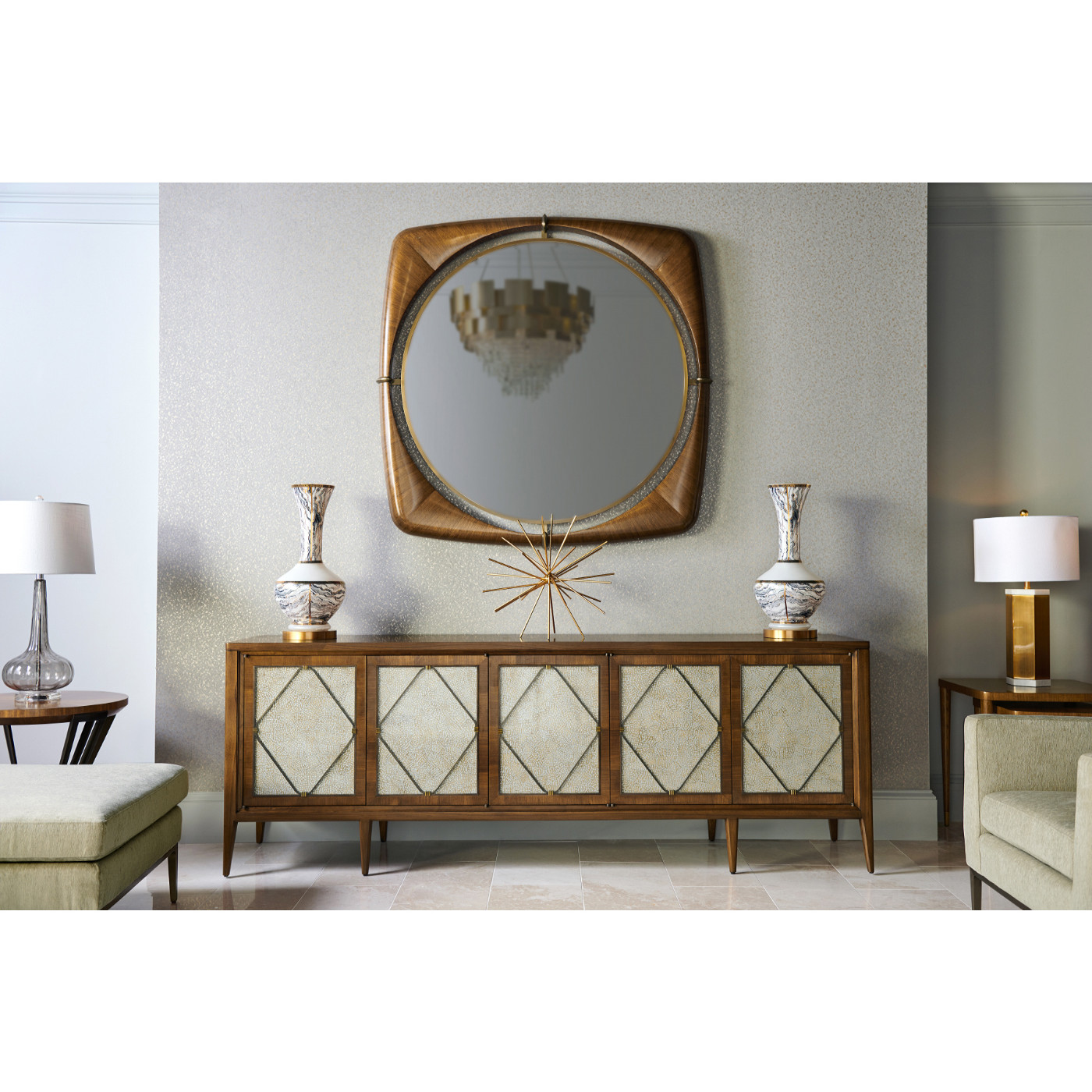 Toulouse Round Lamp Table