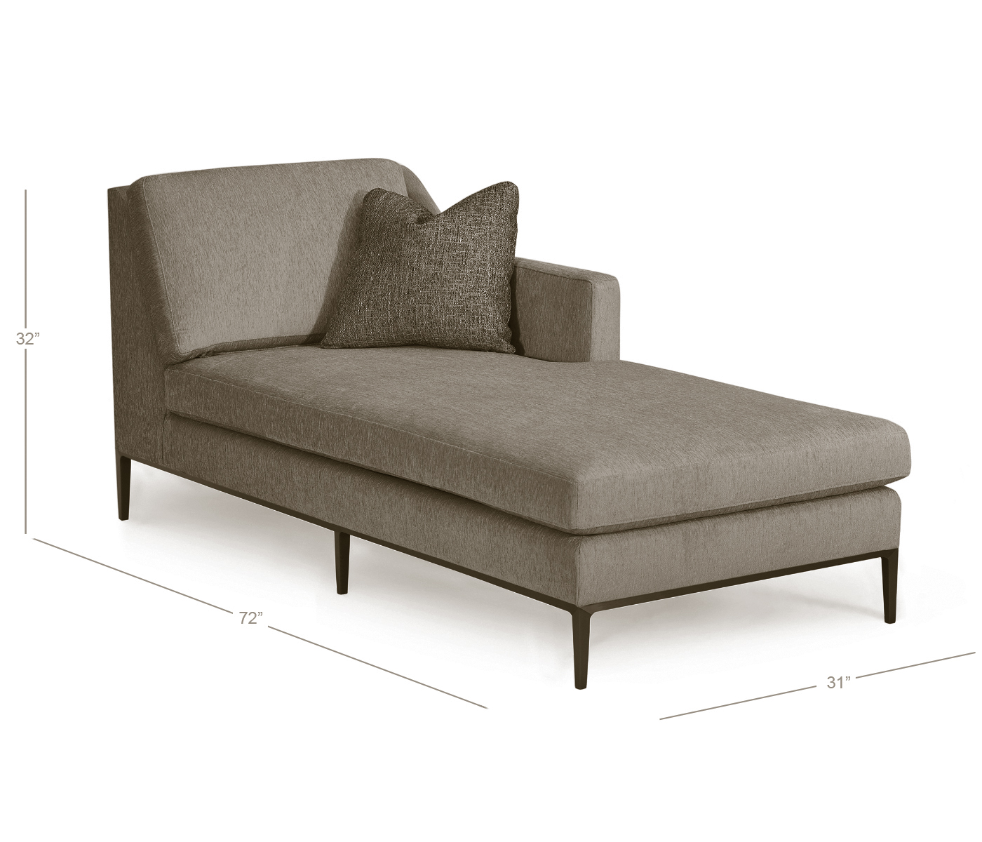 Toulouse RT Arm Chaise Lounge