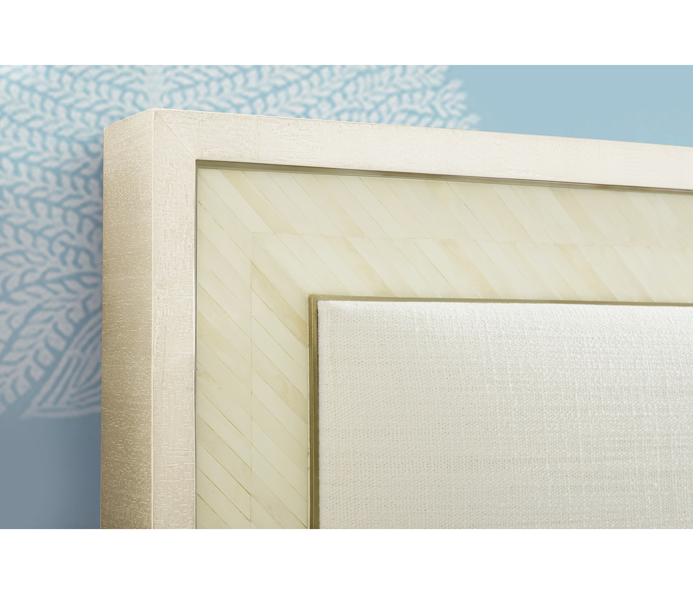 Tideline Bone & Linen-Blend Upholstered Cali King Bed