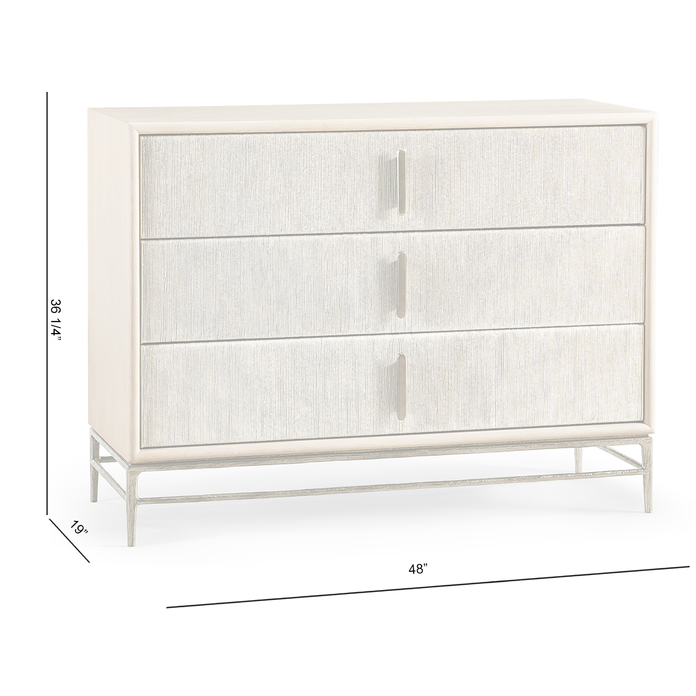 Clapotis Danish Cord Single Dresser
