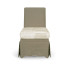 Linen Skirted Parsons Chair
