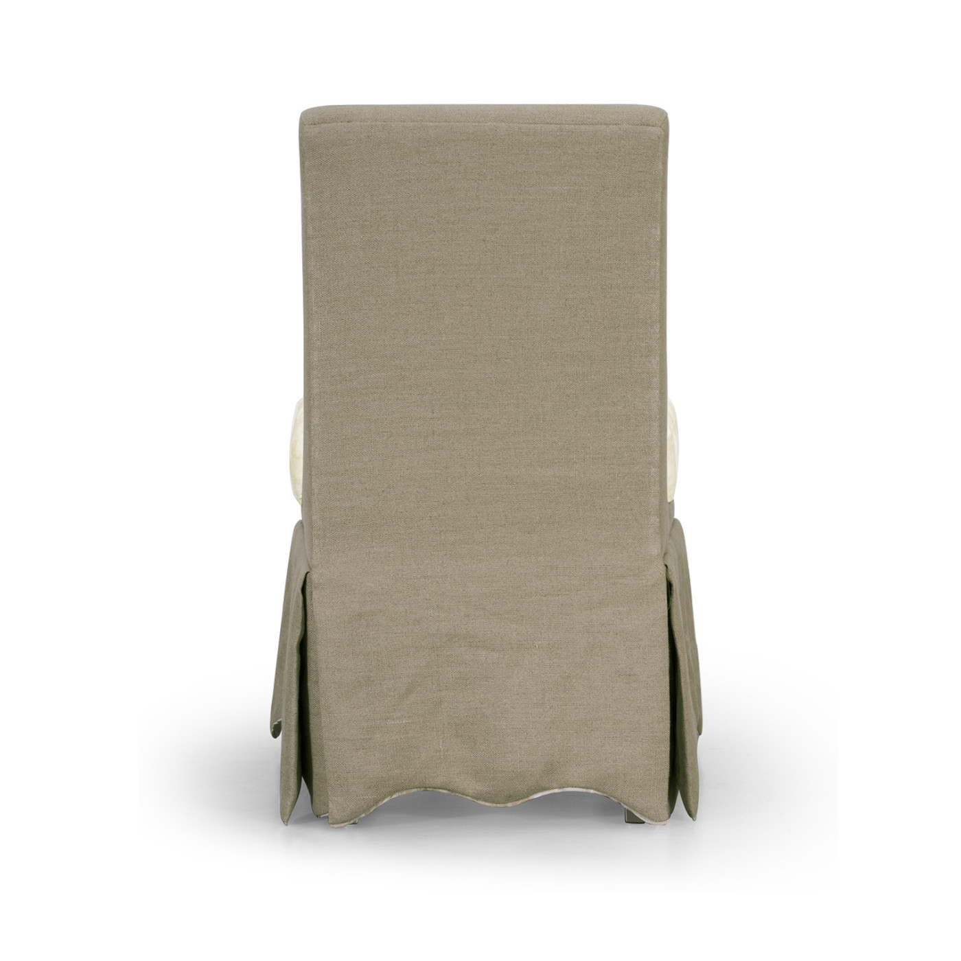 Linen Skirted Parsons Chair