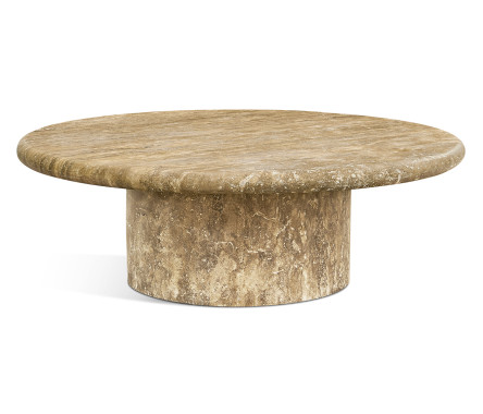 Billow Travertine Cocktail Table