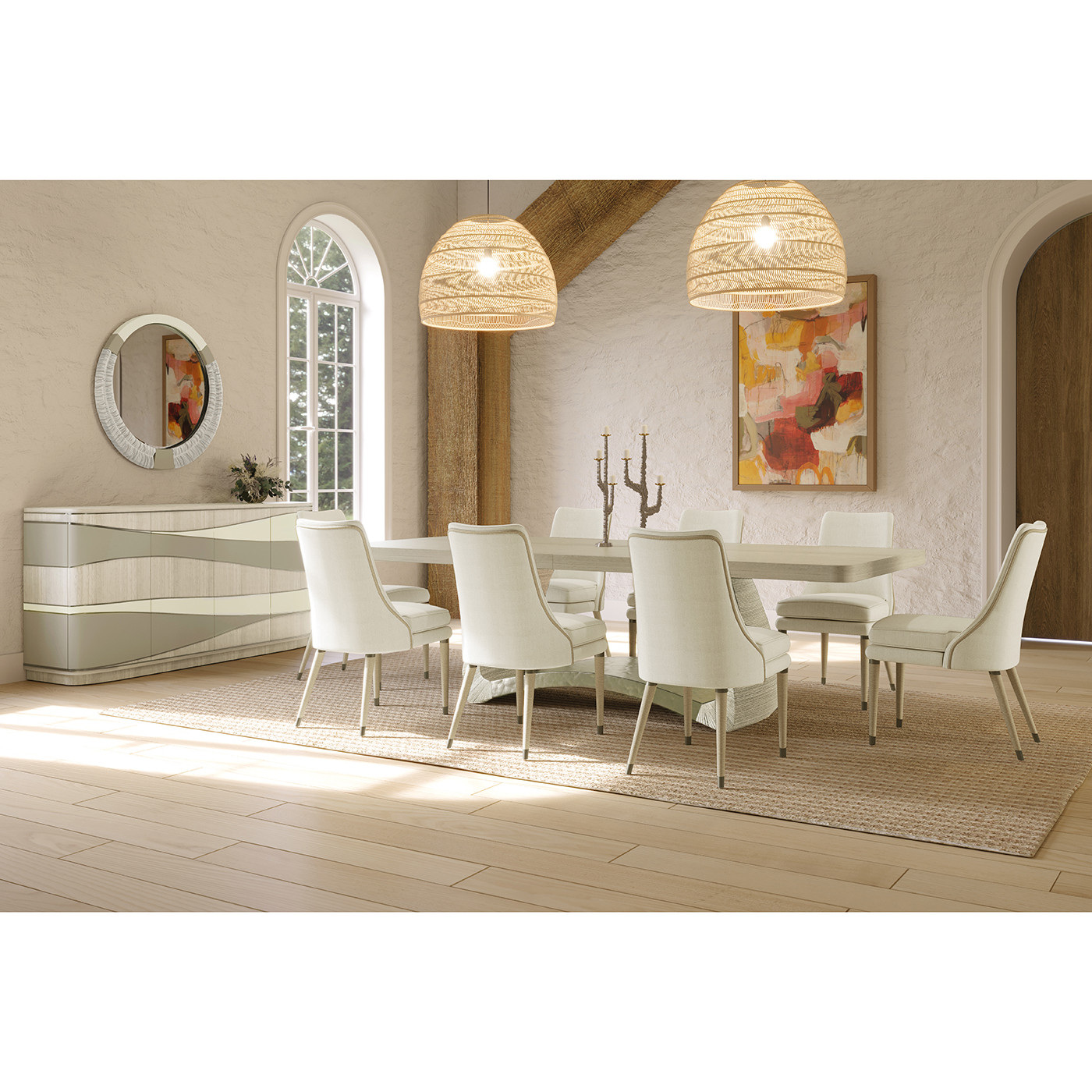 Gyre Round Multimedia Mirror