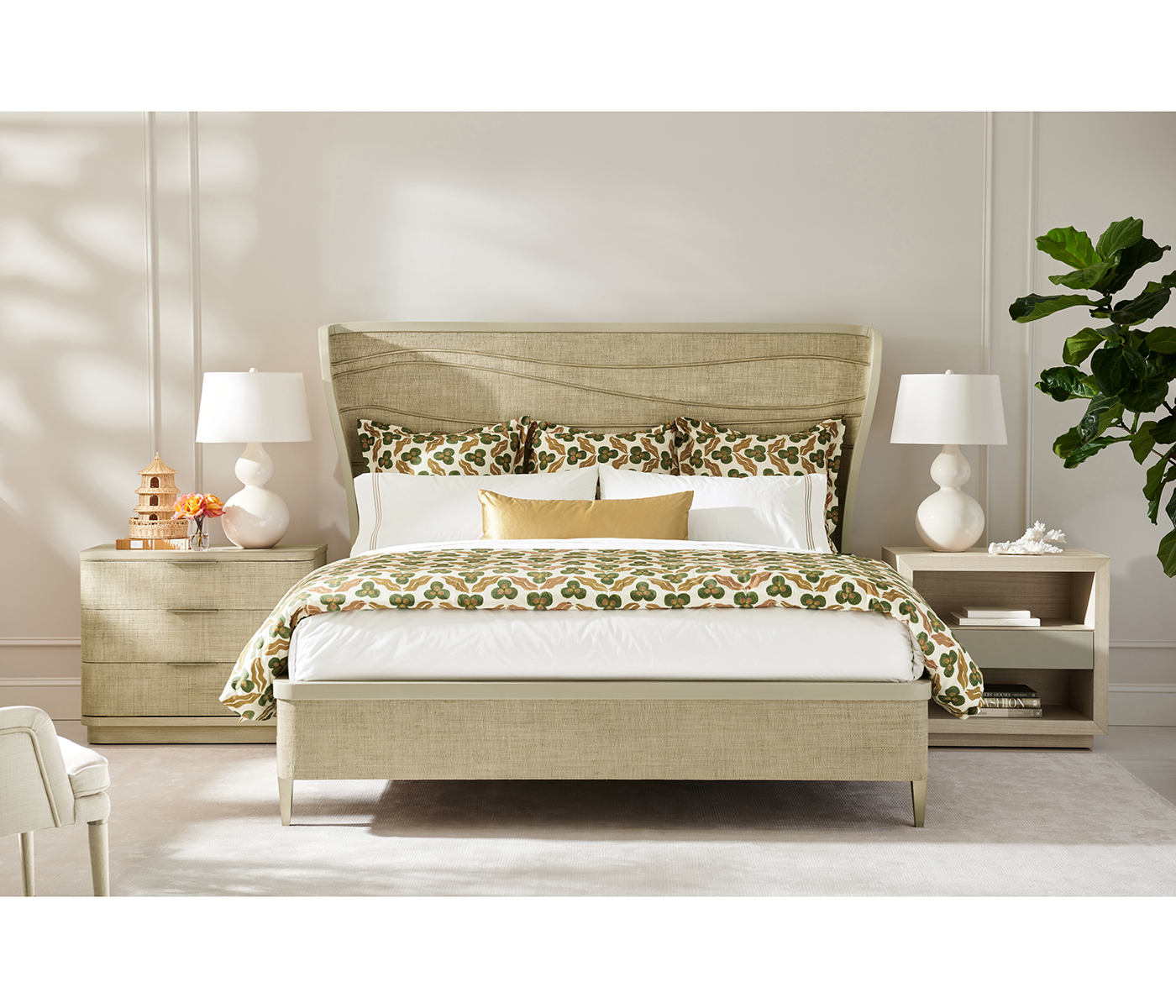 Seiche Woven Wing Wave Bed King