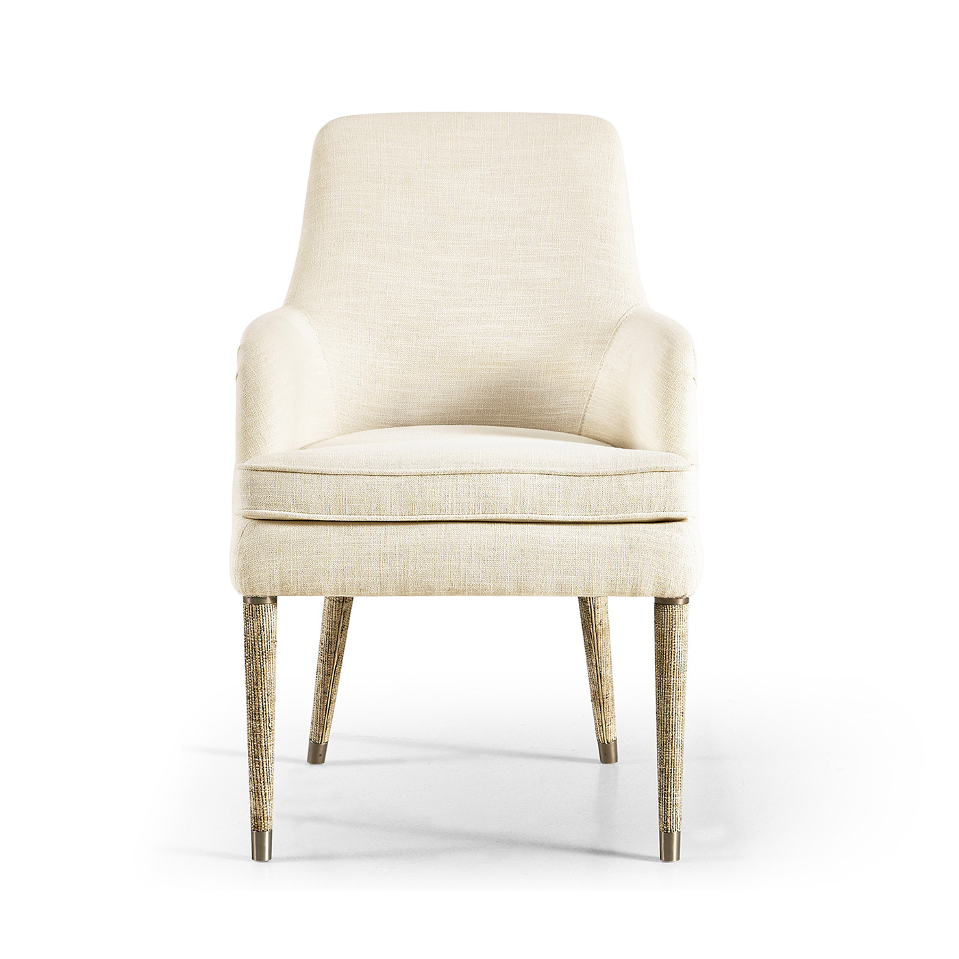 Shoal Linen & Grasscloth Host Chair