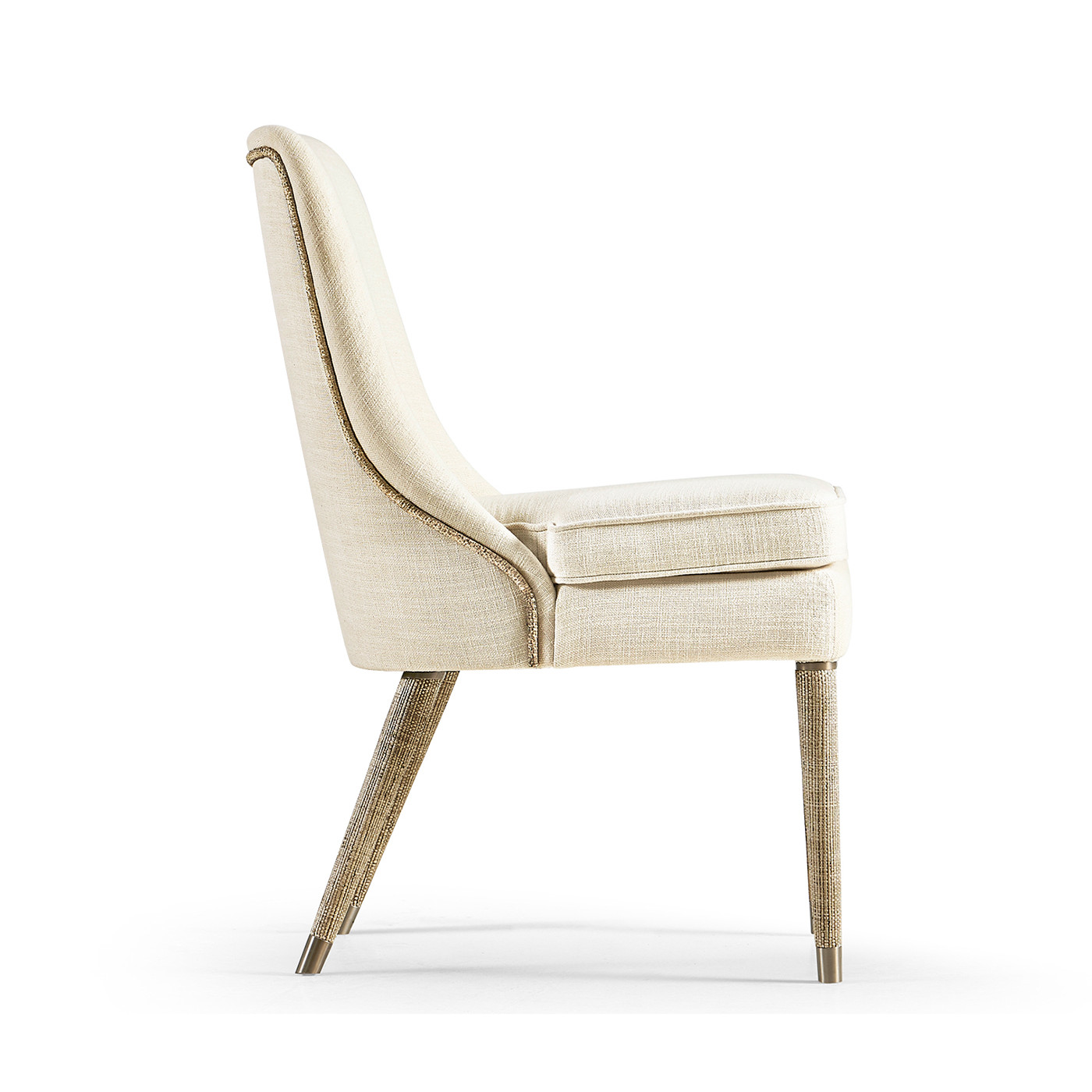 Shoal Linen & Grasscloth Side Chair